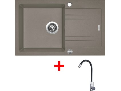 4478109 8596142054930 sinks linea 780 xc truffle elasta nerez cerna
