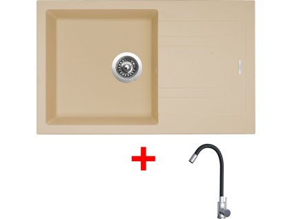 4478103 8596142053957 sinks linea 780 sahara elasta nerez cerna