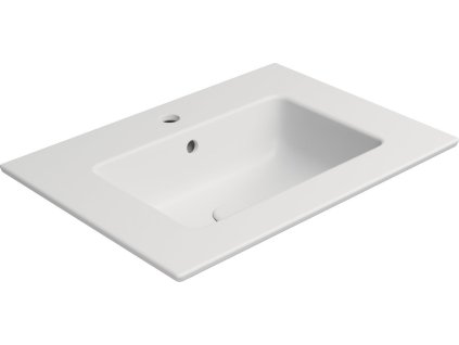 GSI PURA keramické umyvadlo Slim 62x46cm, bílá mat 8884109