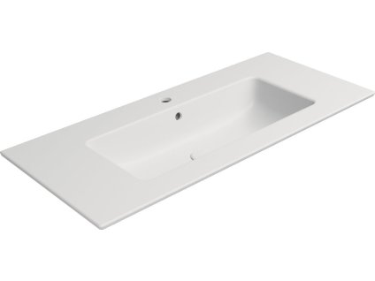 GSI PURA keramické umyvadlo Slim 102x46cm, bílá mat 8886109