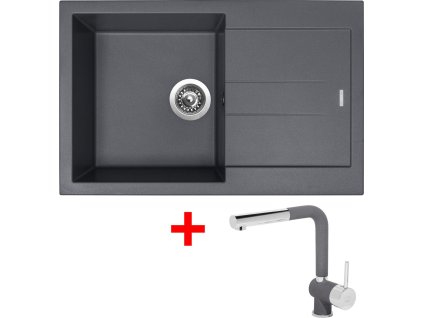 4289274 8596142047697 sinks amanda 780 titanium mix 3 p gr