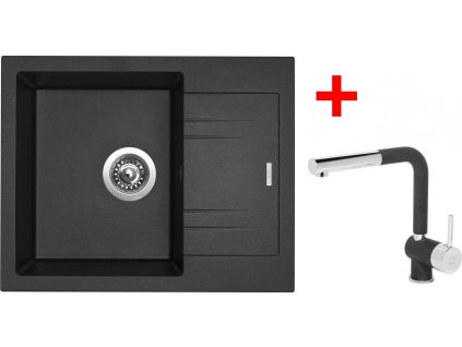 4288958 8596142045983 sinks linea 600 metalblack mix 3 p gr