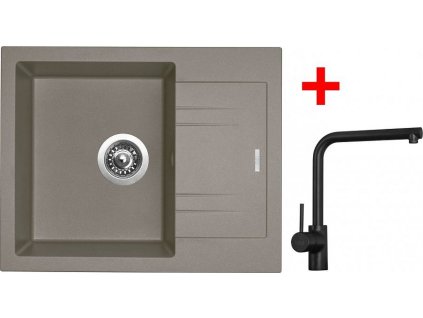 4297579 8596142045952 sinks linea 600 truffle elka cerna matna