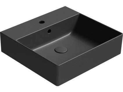 GSI KUBE X keramické umyvadlo 50x47cm, černá mat 9430126