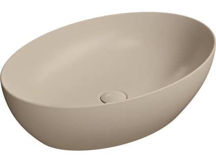 GSI PURA keramické umyvadlo na desku, 50x35cm, creta mat 886008