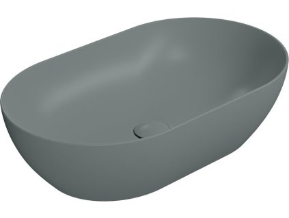 GSI PURA keramické umyvadlo na desku 60x37cm, agave mat 883404