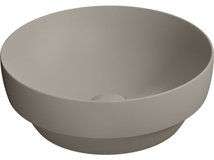 GSI PURA keramické umyvadlo na desku, průměr 40cm, tortora mat 884605