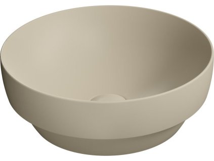 GSI PURA keramické umyvadlo na desku, průměr 40cm, creta mat 884608