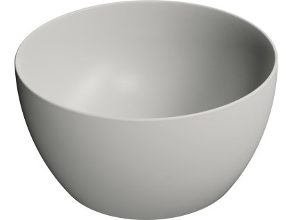 GSI PURA keramické umyvadlo na desku vysoké, průměr 42cm, cenere mat 885217
