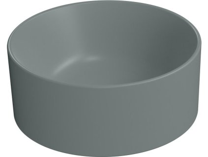 GSI KUBE X keramické umývátko na desku, průměr 32cm, agave mat 943504