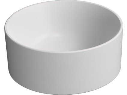 GSI KUBE X keramické umývátko na desku, průměr 32cm, bílá mat 943509