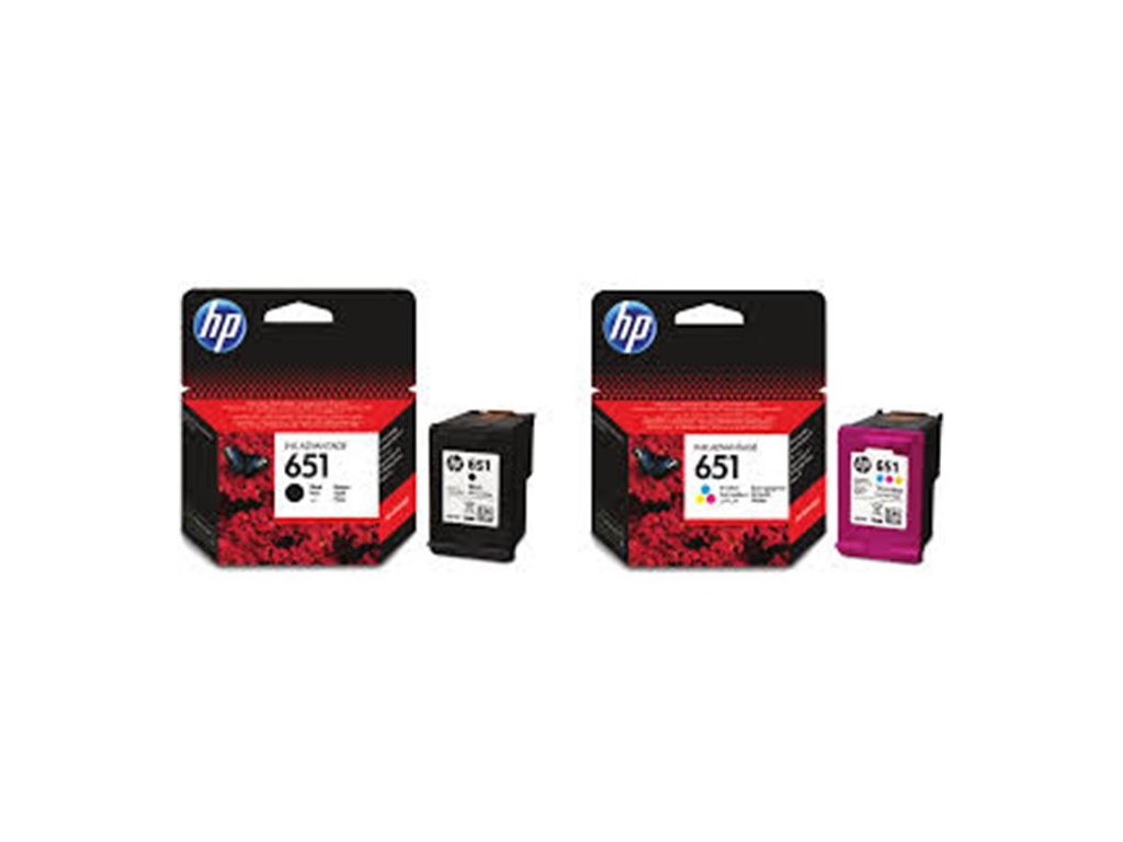 C2P11AE náplň k tlačiarňam Deskjet Ink Advantage 5575, HP 651 farebná, 300 strán