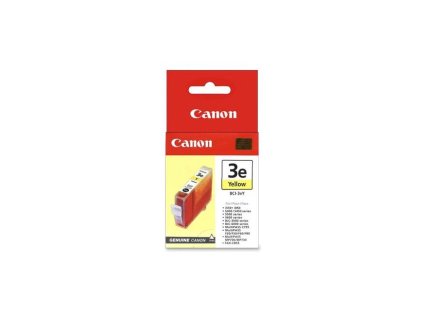 Atramentová náplň Canon BCI-3eY pre BJC 3000/6000/S400/500/600/i550/i850 yellow (390 str.)