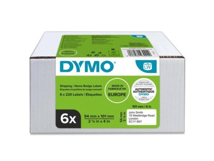 Samolepiace etikety Dymo LW 101x54mm menovky balíky biele 1320ks