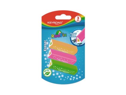 Guma univerzálna KEYROAD Roofix 3 ks, blister, mix farieb