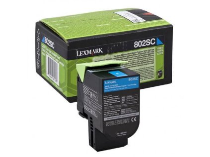 Toner Lexmark 802SC cyan (2.000 str.) pre CX310/CX410/CX510