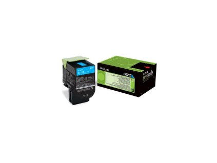 Toner Lexmark 802C pre CX310/CX410/CX510 cyan (1.000 str.)