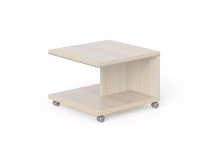 Konferenčný stolík mobilný Lenza Wels, 70x50x70cm, agát svetlý