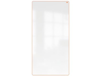 Prenosná magnetická taubľa Nobo Move & Meet oranžový rám