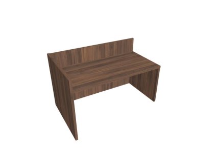 Recepčný pult ASSIST 160 ľavý, 167 x 80 (100) x 74 (100) cm, orech
