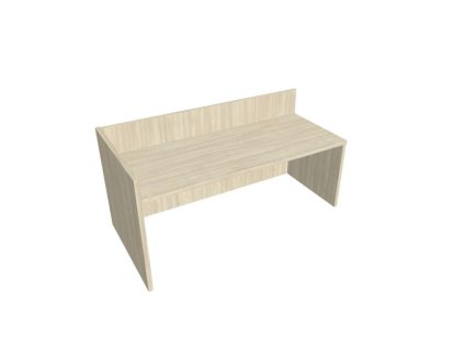 Recepčný pult ASSIST 200 ľavý, 207 x 80 (100) x 74 (100) cm, agát