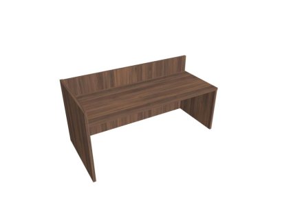 Recepčný pult ASSIST 200 ľavý, 207 x 80 (100) x 74 (100) cm, orech