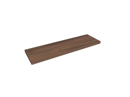 Polica na recepčný pult ASSIST lamino, 100 x 30 cm, orech