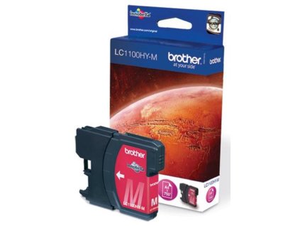 Atramentová náplň Brother LC-1100 pre MFC-6490CW/DCP-6690CW magenta HY (750 str.)