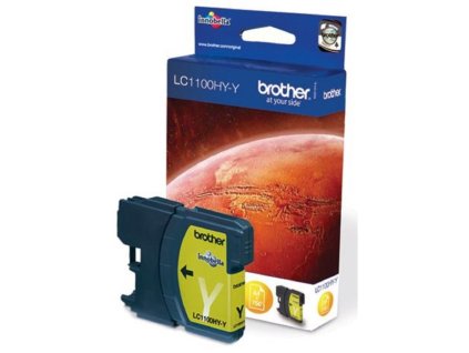 Atramentová náplň Brother LC-1100 pre MFC-6490CW/DCP-6690CW yellow HY (750 str.)