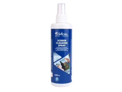 Čistiaca tekutina na monitor s pumpičkou, antistatická, 250ml, VICTORIA TECHNOLOGY