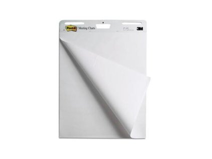 Meeting Chart, samolepiaci, 63,5x77,5 cm, 30 listov, 3M POSTIT, biely