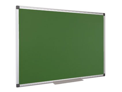 Zelená tabuľa popisovateľná kriedou, nemagnetická, 180 x 120 cm, hliníkový rám