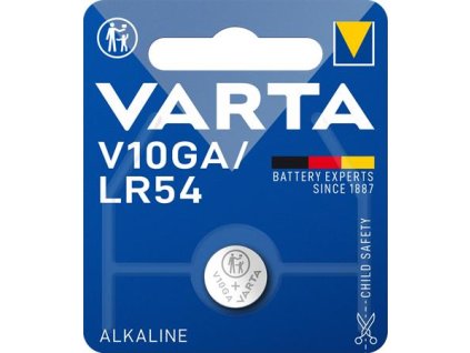 Gombíková batéria, V10GA / LR1130 / LR54 / 189, 1 ks, VARTA