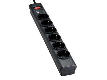 Prepäťová ochrana so zásuvkami "Protection Strip", 6 DIN