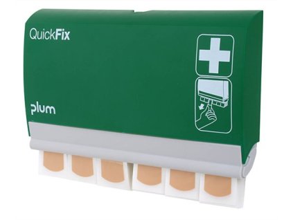 Dávkovač náplastí "Quick Fix", 90 ks vodeodolných náplastí, PLUM