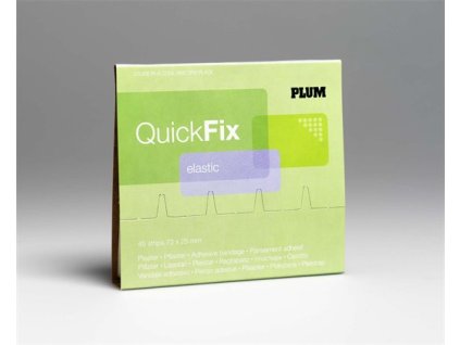 Náhradné náplaste "Quick Fix", pružné textilné, 45 ks, PLUM