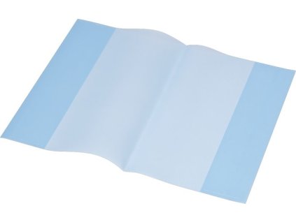 Obal na zošity, A5, PP, 80 mikr., drsný povrch, PANTA PLAST, modrý