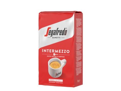 Káva, pražená, mletá, vákuové balenie, 250 g, SEGAFREDO "Intermezzo"