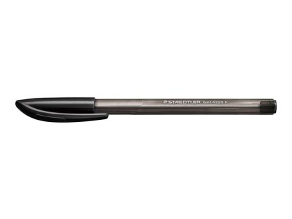 Guľôčkové pero, 0,3 mm, kužeľový hrot, STAEDTLER "Ball", čierne