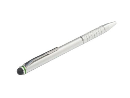 Dotykové pero, pre dotykové zariadenia, 2in1, LEITZ "Stylus", strieborná