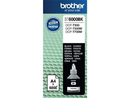 BT6000BK Náplň DCP T-300, 500W, 700W, BROTHER čierna, 6K