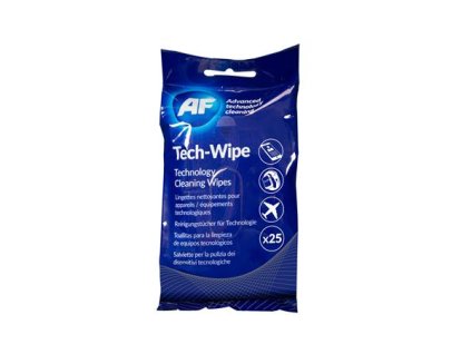 Čistiaca utierka, k monitorom, bez alkoholu, vlhká, 25 sk, AF "Tech-wipes"
