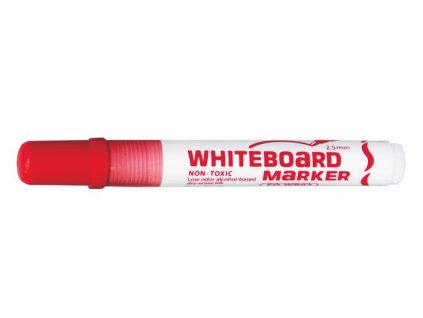 Popisovač na tabule, 2,5 mm, kužeľovitý, FLEXOFFICE "WB02", červená