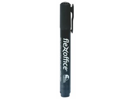 Permanentný popisovač, 1,5 mm, kužeľový, FLEXOFFICE "PM03", čierny