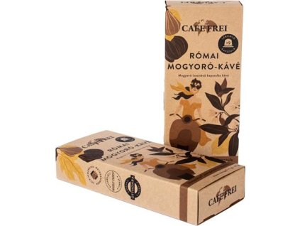 Kávové kapsule, kompatibilné s Nespresso®, 9 ks, CAFE FREI "Rímske arašidy"