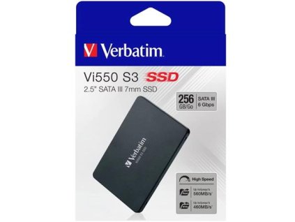 SSD (vnútorná pamäť), 1TB, SATA 3, 500/520MB/s, VERBATIM "Vi550"