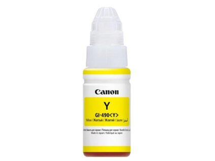 GI490 náplň do tlačiarní Pixma MFP G2411, G3411, G4411, CANON, žltá, 70 ml