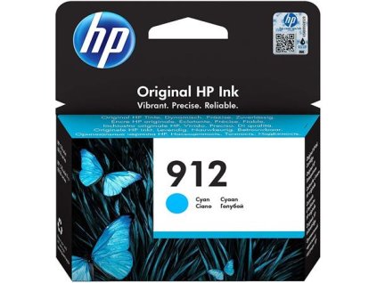 3YL77AE náplň do Officejet 8023 All-in-One tlačiarní, HP 912, cyan, 315 strán
