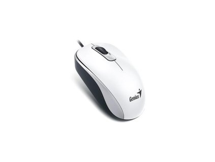 Myš, drôtová, optická, štandardná veľkosť, USB, GENIUS "DX-120", biela