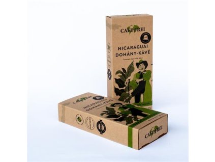 Kávové kapsule, kompatibilné s Nespresso®, 9 ks, CAFE FREI "Tabaková káva z Nicarague"